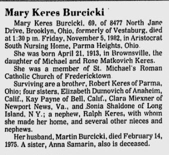Mary K. Burcicki